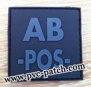 Medical Blood Type Patches Velcro
