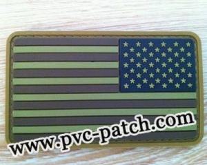 PVC Velcro Patch US Flag Military