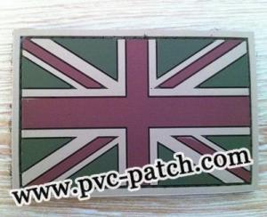 UK Flag Patch with Velcro Backed