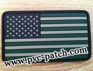 USA American Flag Patch w/hook velcro backed