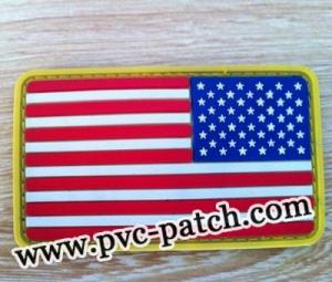 US Military PVC Velcro Patch Flag