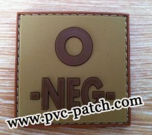 Rubber Velcro Patch Military