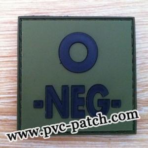 Rubber Velcro Patch Police
